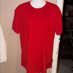 Bleecker and Mercer Red size zip Men's Shirt